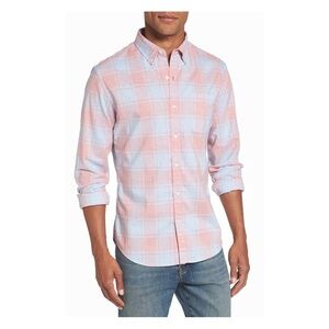 ★ Bonobos Summerweight Slim Fit Check Sport Shirt - Pink/Light Blue ★